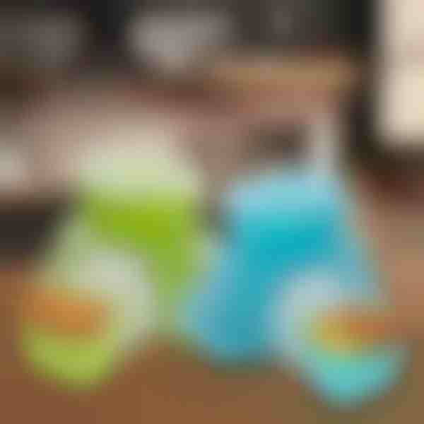 Ανθεκτικά πτυσσόμενα δοχεία σιλικόνης χωρίς BPA (4 μεγέθη) | POPLATE