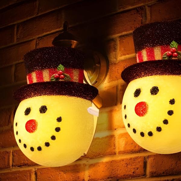 Φωτεινά καλύμματα χιονάνθρωπου | SNOWKO