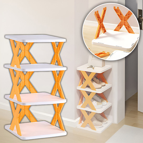 Πτυσσόμενο ράφι παπουτσιών πολλών επιπέδων | OBUCKO