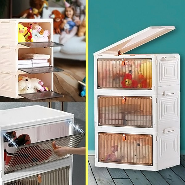 Κουτιά αποθήκευσης με καπάκια και τροχούς | ORGABOX