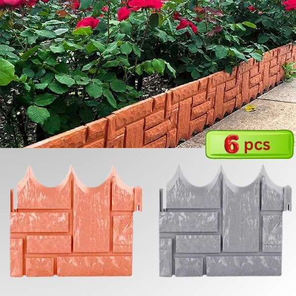 Φράχτης κήπου με σχέδιο τούβλου | TERRABARIC