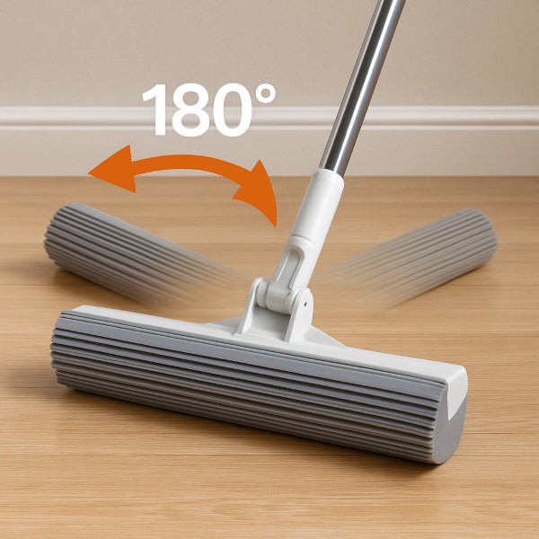 Σκούπα με κεφαλή που περιστρέφεται 180° | MOPTAN