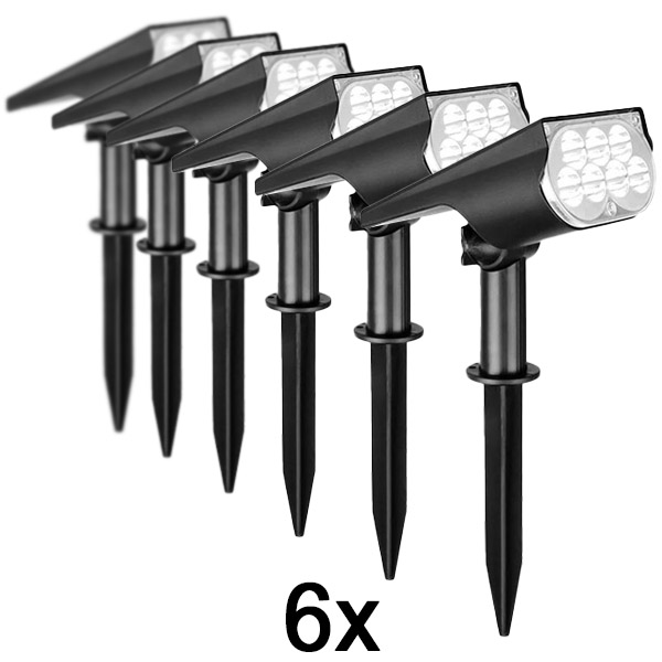 6x Φωτιστικό ηλιακού σημείου για εξωτερικούς χώρους | SPOTIKE