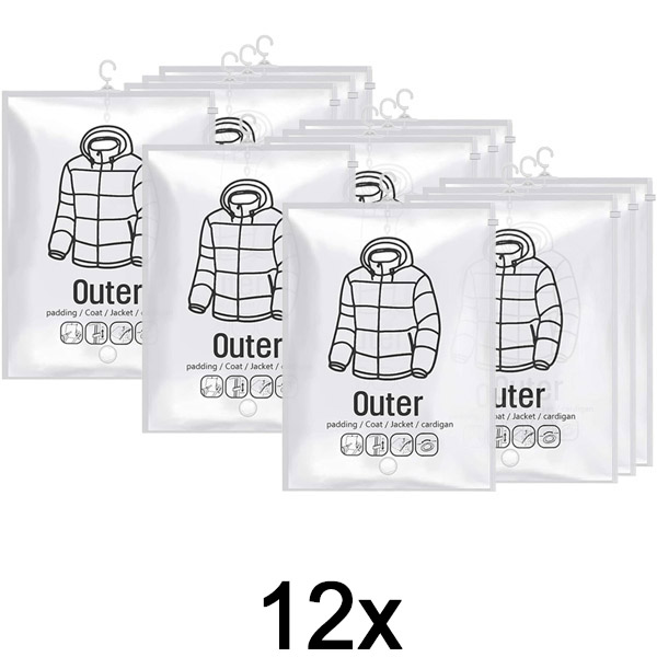 3x Κρεμαστές σακούλες αποθήκευσης κενού (4 τεμάχια) | VACUHANG