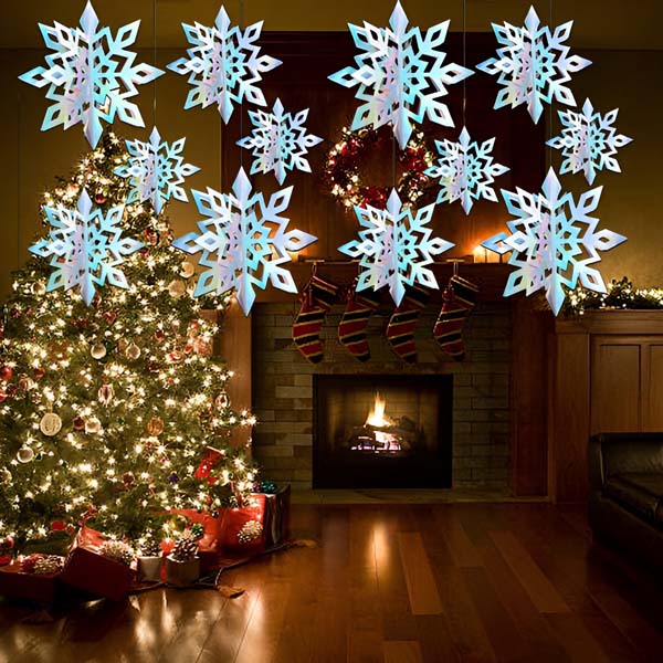 3D Ολογραφικές Χιονονιφάδες (6τμχ) | HOLOFLAKE