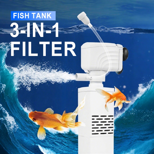 Αθόρυβο φίλτρο ενυδρείου - 3 σε 1, 650 L/h | FILTPRO
